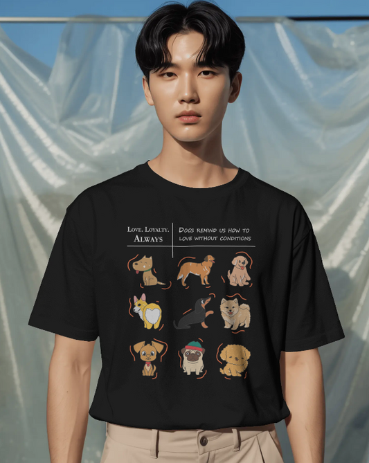 Dog Lover Shirt Love Loyalty Always | Cute Dog Tee